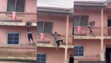 VIDEO: Moment a young man who attempted to commit suicide makes a U-turn