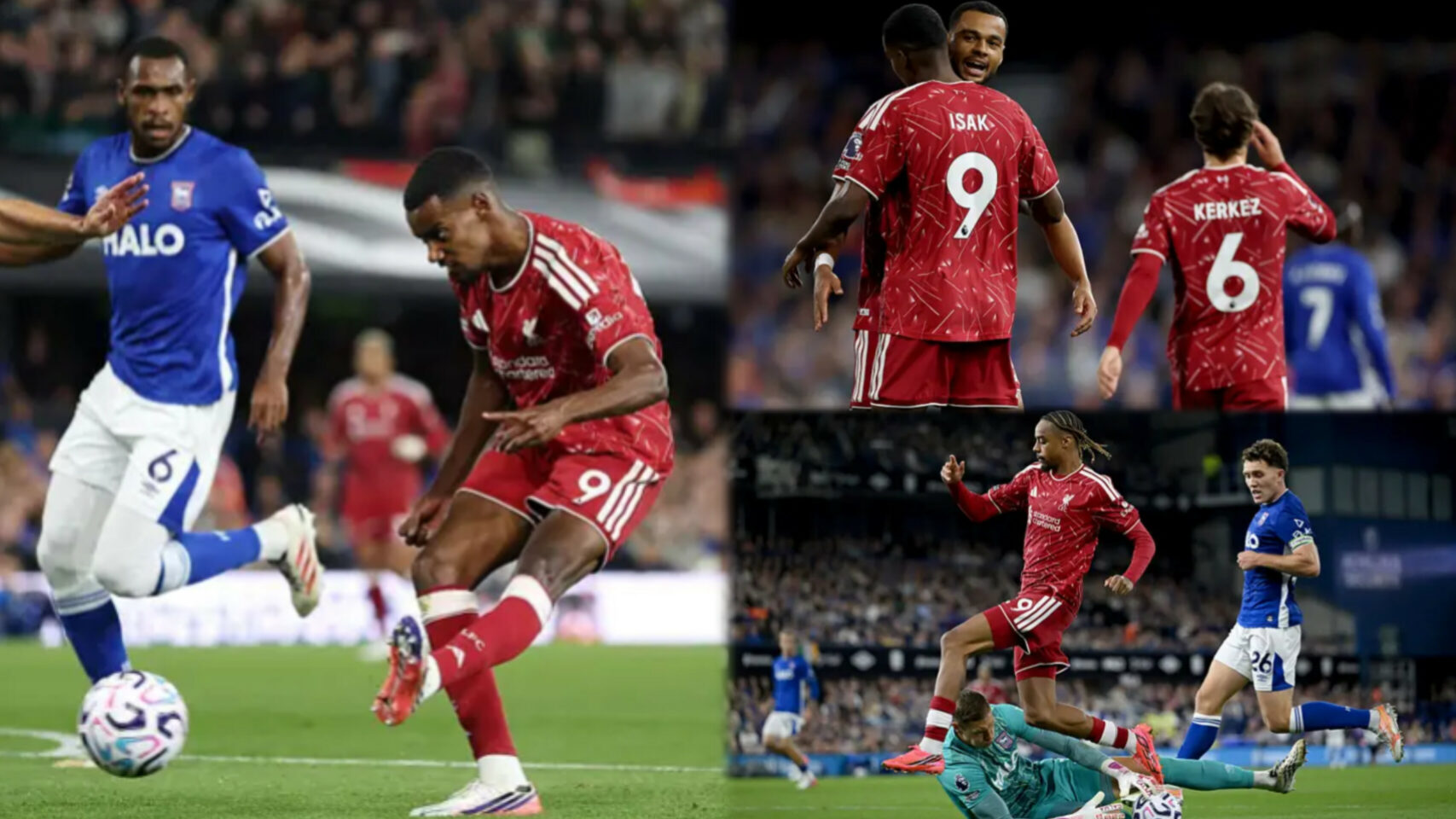 Isak double gives Iraola first Liverpool Premier League win