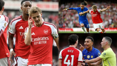 Arsenal 2-1 Chelsea: Odegaard inspires Gunners comeback win over Blues