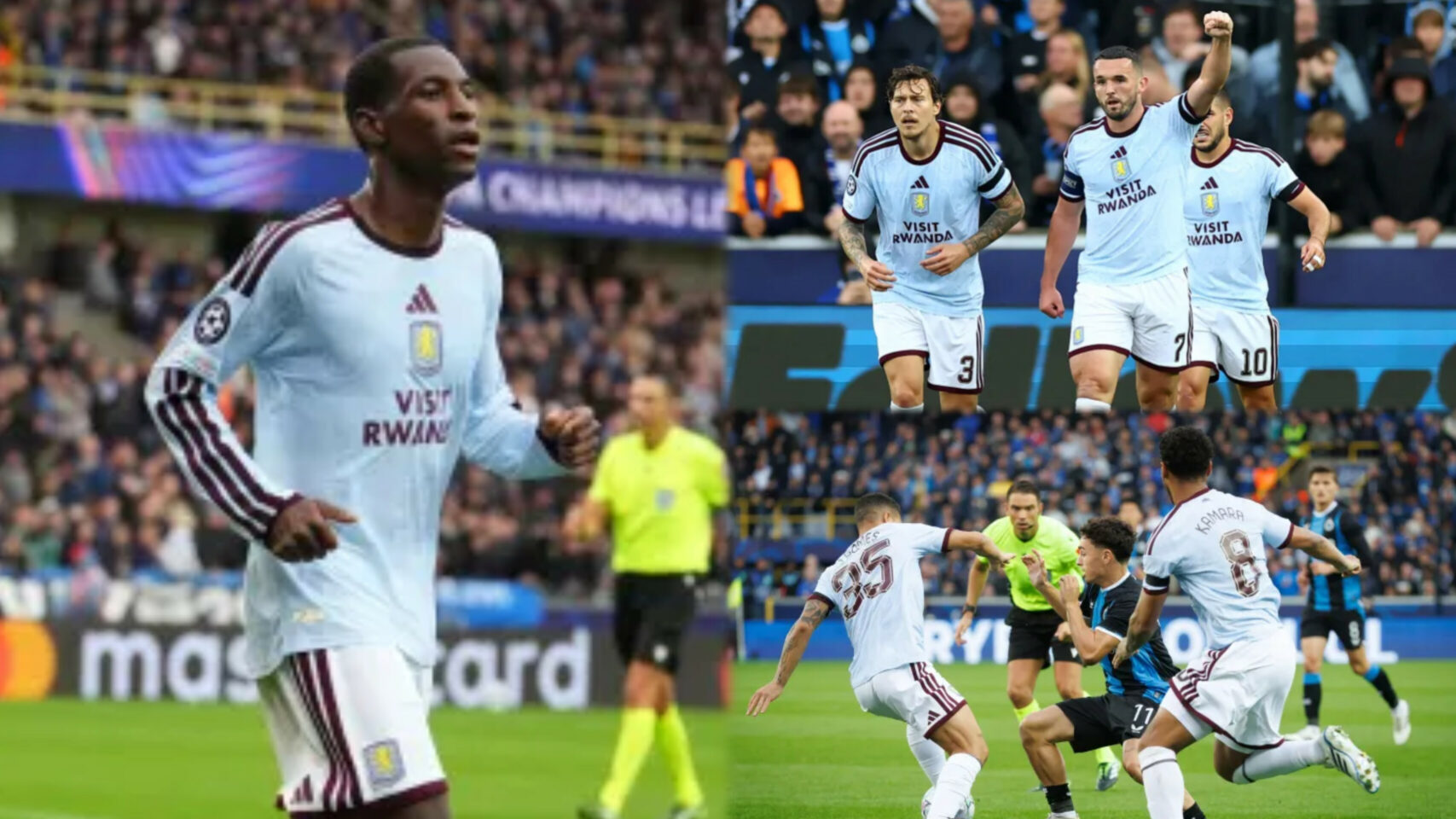 Jackson scores first Aston Villa goal in Champions League win at Club Brugge
