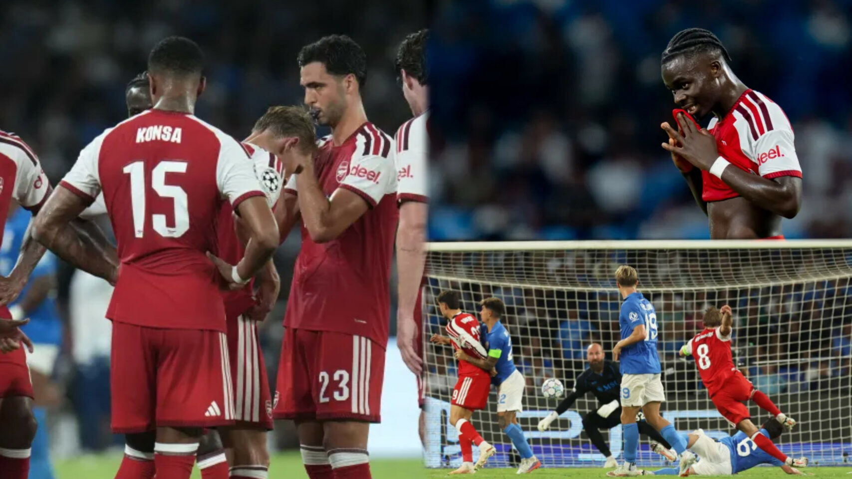 UCL: Odegaard rescues wasteful Arsenal with late winner against Napoli