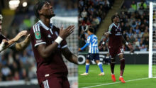 Abraham double sends Aston Villa past Coventry in Carabao Cup