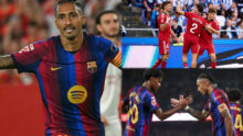 Raphinha hits second straight hat-trick as Barcelona beat Sevilla