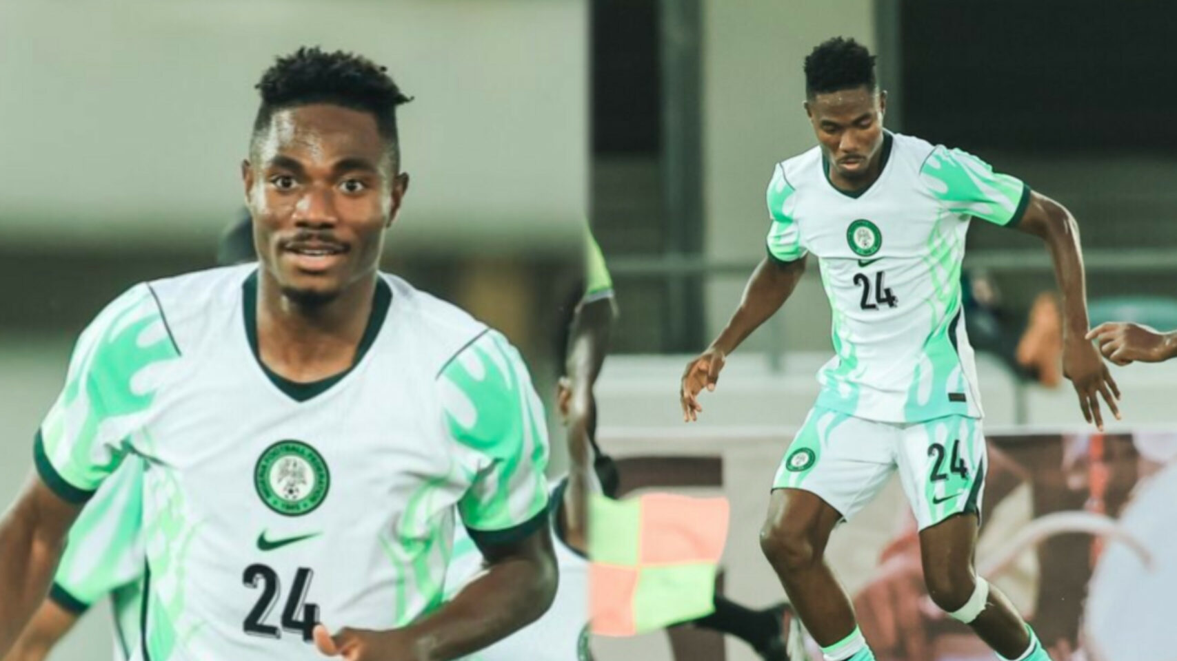 "This one means a lot" - Usor thanks fans after Super Eagles debut goal