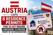 austria-lists-8-residence-permits-that-do-not-require-foreigners-to-provide-proof-of-accommodation