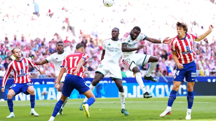 Real Madrid were dealt a major setback in their Sunday derby clash against Atletico Madrid, losing 2-1 to drop to fourth.