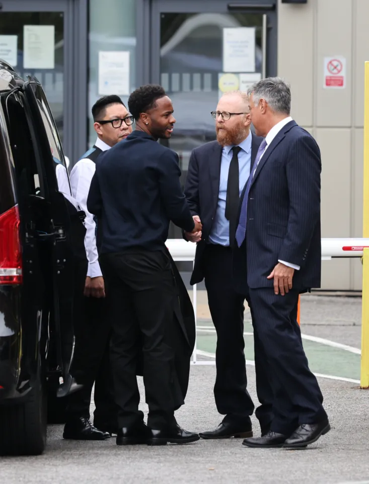 Raheem Sterling appears in court over M3 crash charges