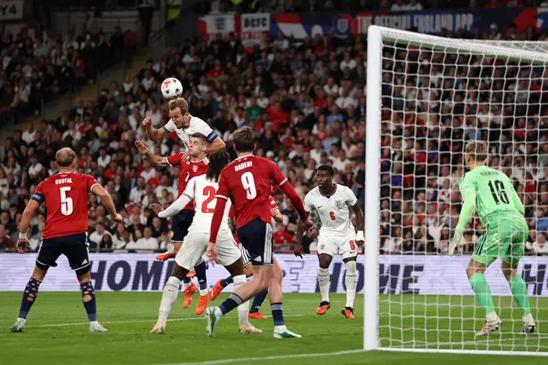 Kane marks record-equalling England cap with double