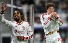 Barcola hat-trick inspires Liverpool to six-goal win over LASK