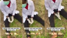 “I always sell newborn babies’ water to Yahoo boys” — Doctor confesses