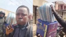 “I can’t carry this” — InDrive rider laments as customer refuses to cancel oversized delivery