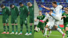 Ireland players repeat protest, refuse handshakes, bow heads before 1-1 draw with Israel