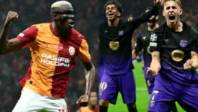 VAR denies Osimhen goal as Barcelona beat Galatasaray 4-1