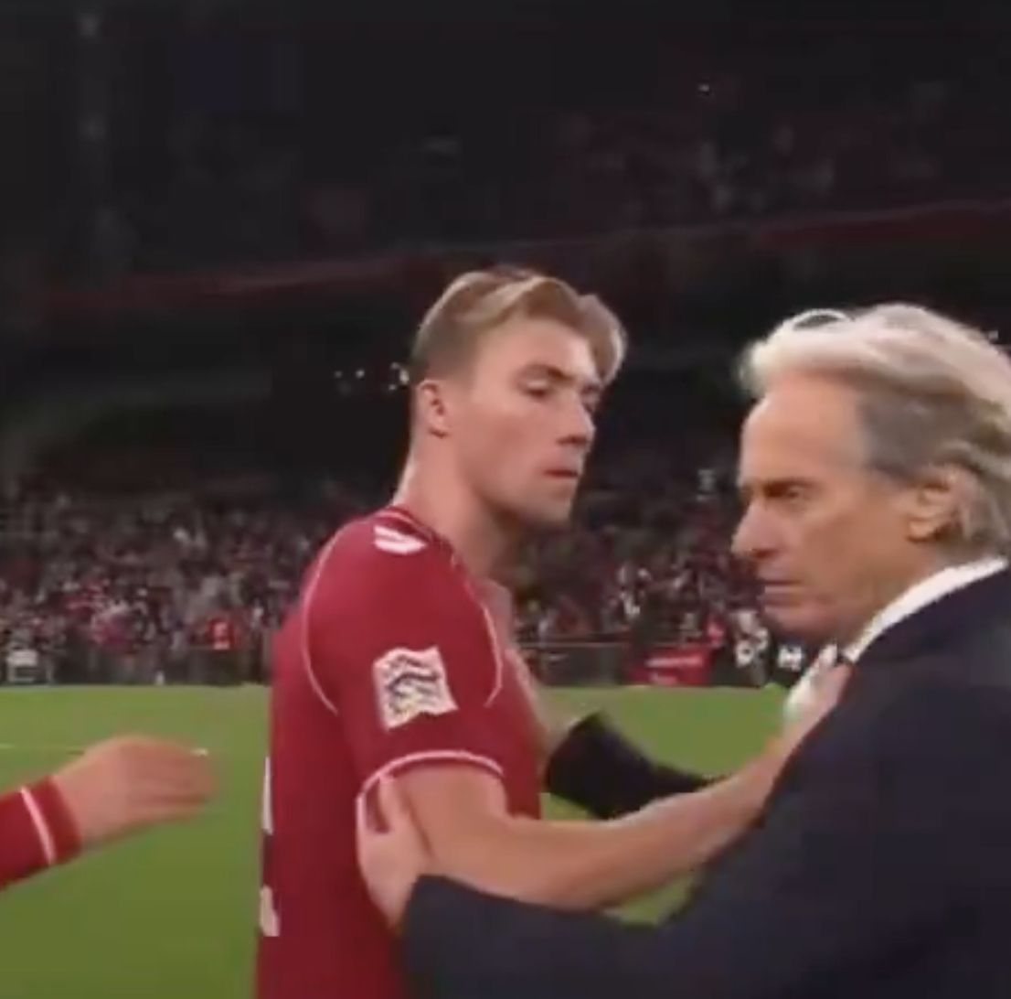 Hojlund accuses Jorge Jesus of lacking fair play after Portugal defeat