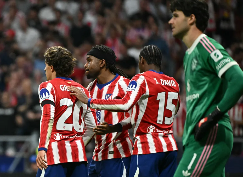 Lookman seals Atletico win as 10-man Man United suffer Champions League defeat